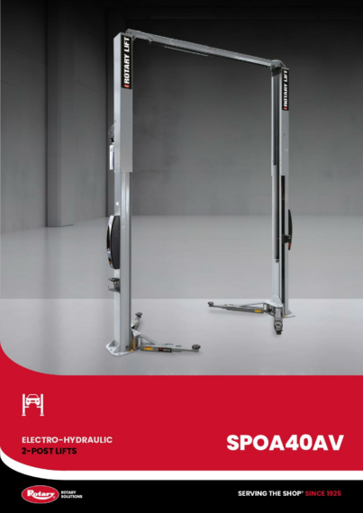 2 Post Lift SPOA40AV BR EN