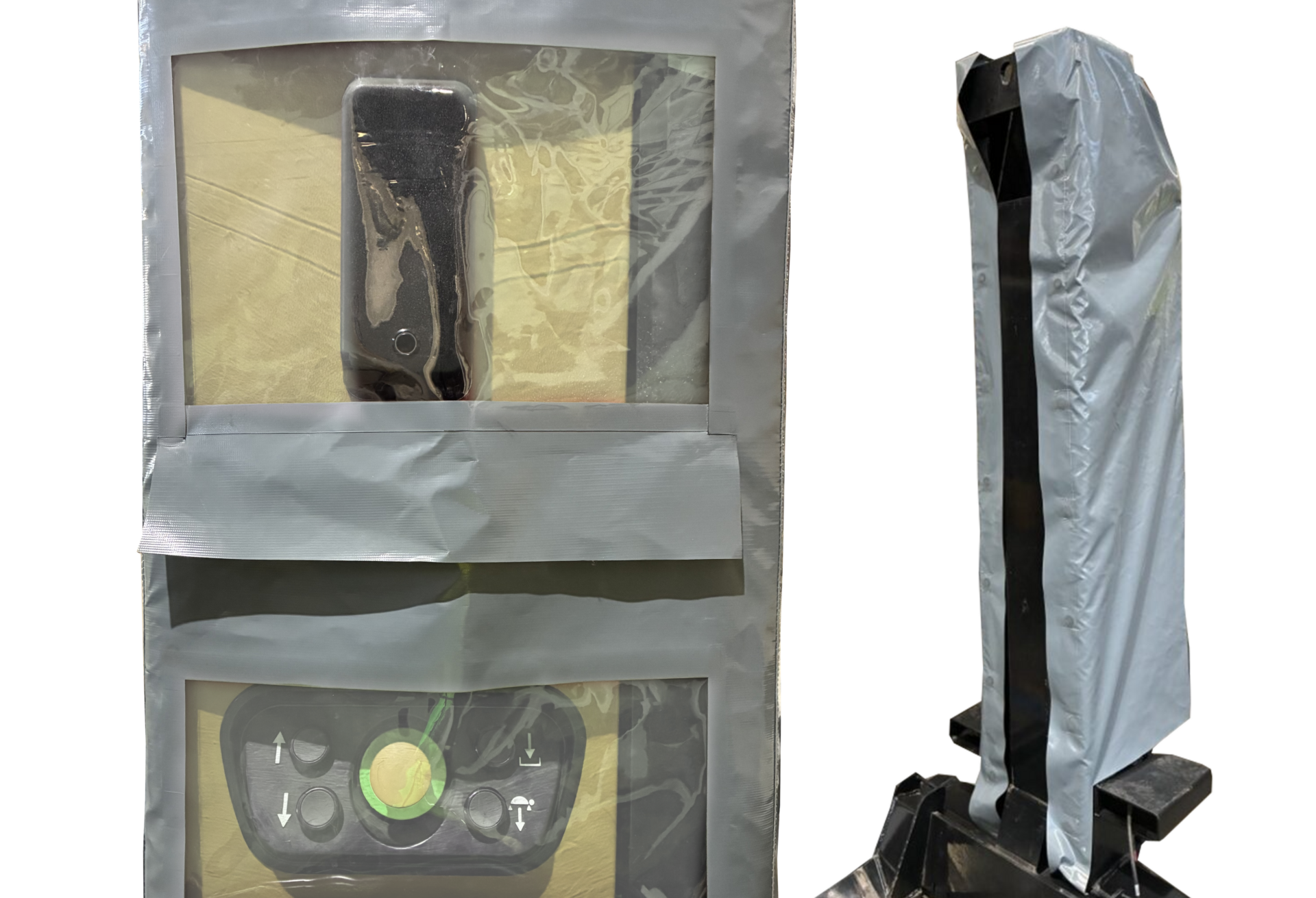 Rainproof protective cover for 6.5 - 7.5t hydraulic mobile columns