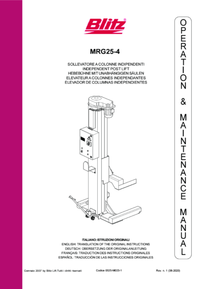 Mobile Column MRG25 4 IM 0525 M023 1 rev1 MULTI